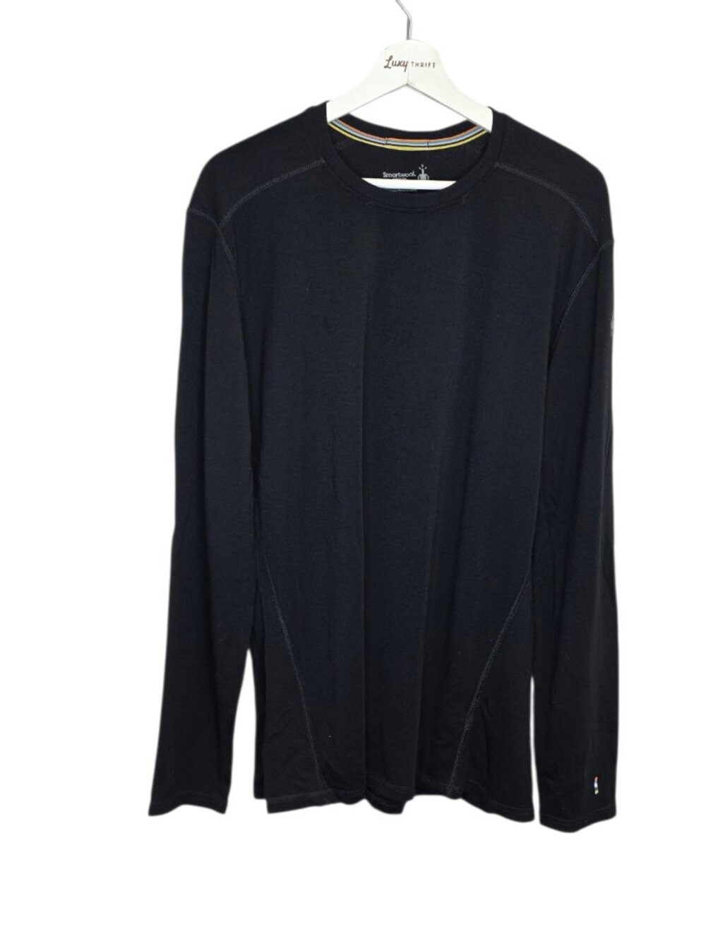 Smartwool Men's Merino 250 Long Sleeve Crew Neck Shirt, Black, 100% Merino, XL